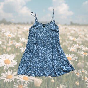 Wild Fable Blue Daisy Mini Dress